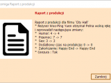 Biznes Filmowy - Raport z produkcji